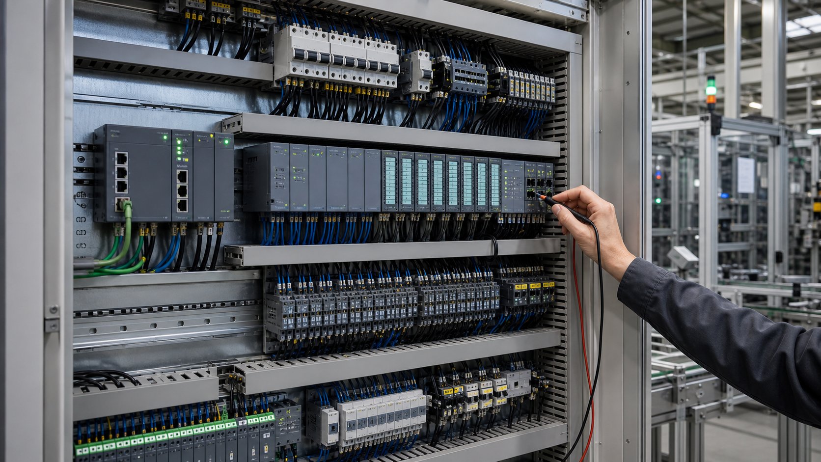 PLC panel commissioning and automation control support