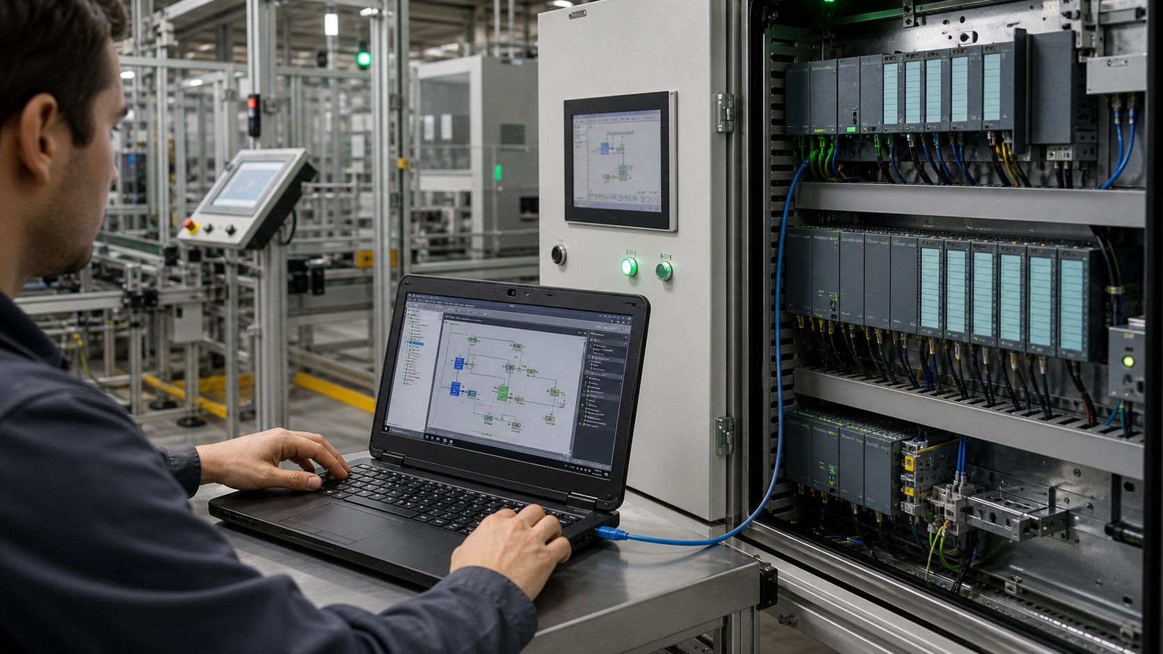 PLC programming and industrial automation support in Italy